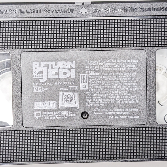 Star Wars Episode VI - Return of the Jedi Special Edition VHS - Picture 7 of 7